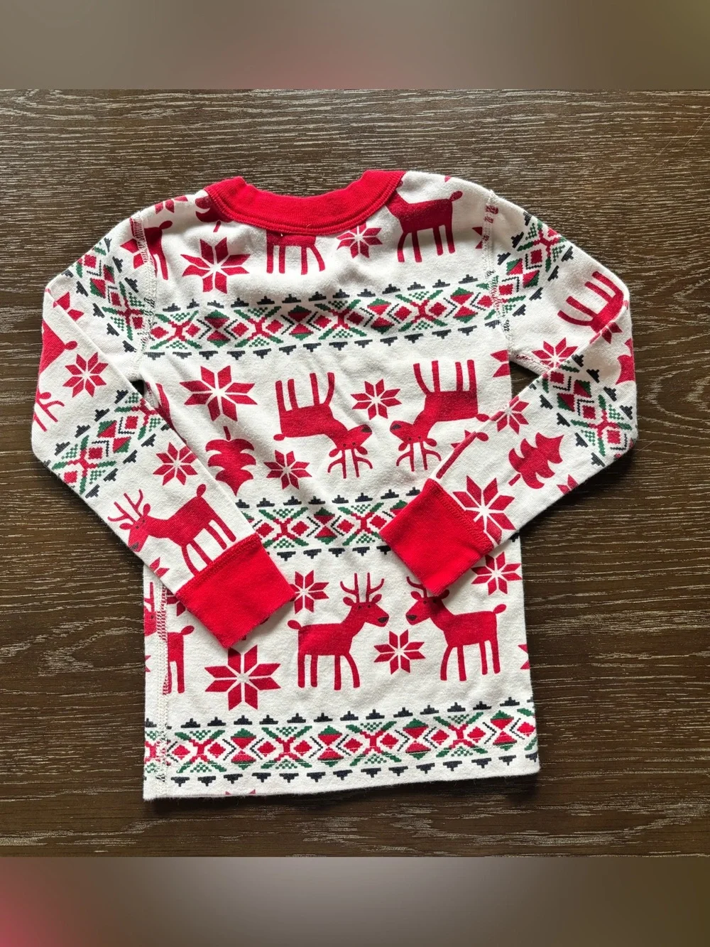 Hanna Andersson Christmas Holiday Dear Deer Pajama Set 3t